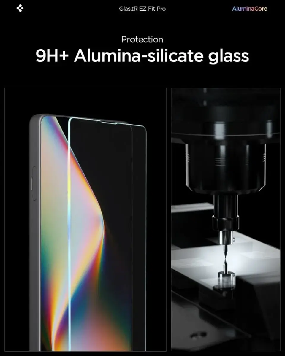 Spigen EZ Fit GLAS.tR Sony  Xperia 10 VII Privacy Glass 2-Pack afbeelding 4