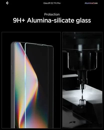 Spigen EZ Fit GLAS.tR Sony  Xperia 10 VII Privacy Glass 2-Pack afbeelding 4