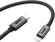 Set van 8 stuks 30cm Buddi Flex USB-C naar Lightning kabel afbeelding 5