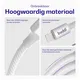Set van 8 stuks 30cm Buddi Flex USB-C naar Lightning kabel Wit afbeelding 8