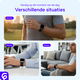 SBG Universeel Smartwatch / Horloge Bandje - Siliconen - 22MM - Zwart afbeelding 4