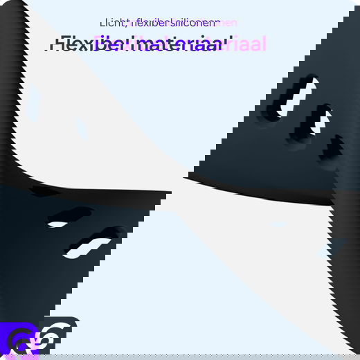 SBG Universeel Smartwatch / Horloge Bandje - Siliconen - 22MM - Zwart afbeelding 5