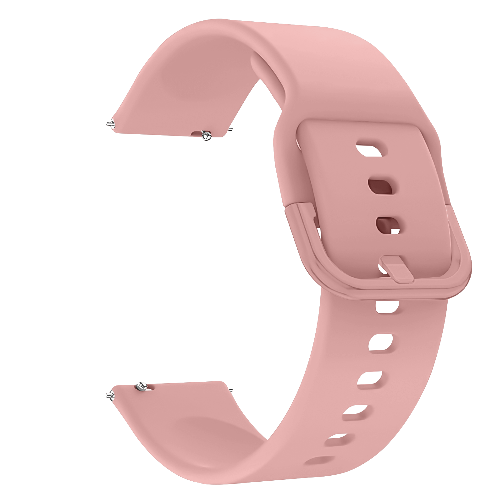 SBG Universeel Smartwatch / Horloge Bandje - Siliconen - 20MM - Licht Roze afbeelding 7