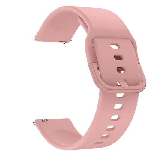 SBG Universeel Smartwatch / Horloge Bandje - Siliconen - 20MM - Licht Roze afbeelding 7