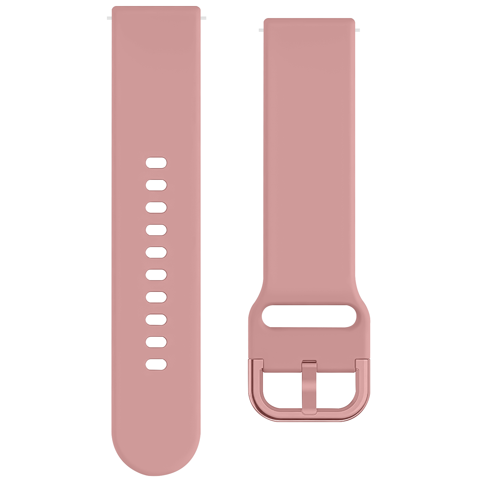 SBG Universeel Smartwatch / Horloge Bandje - Siliconen - 20MM - Licht Roze afbeelding 8