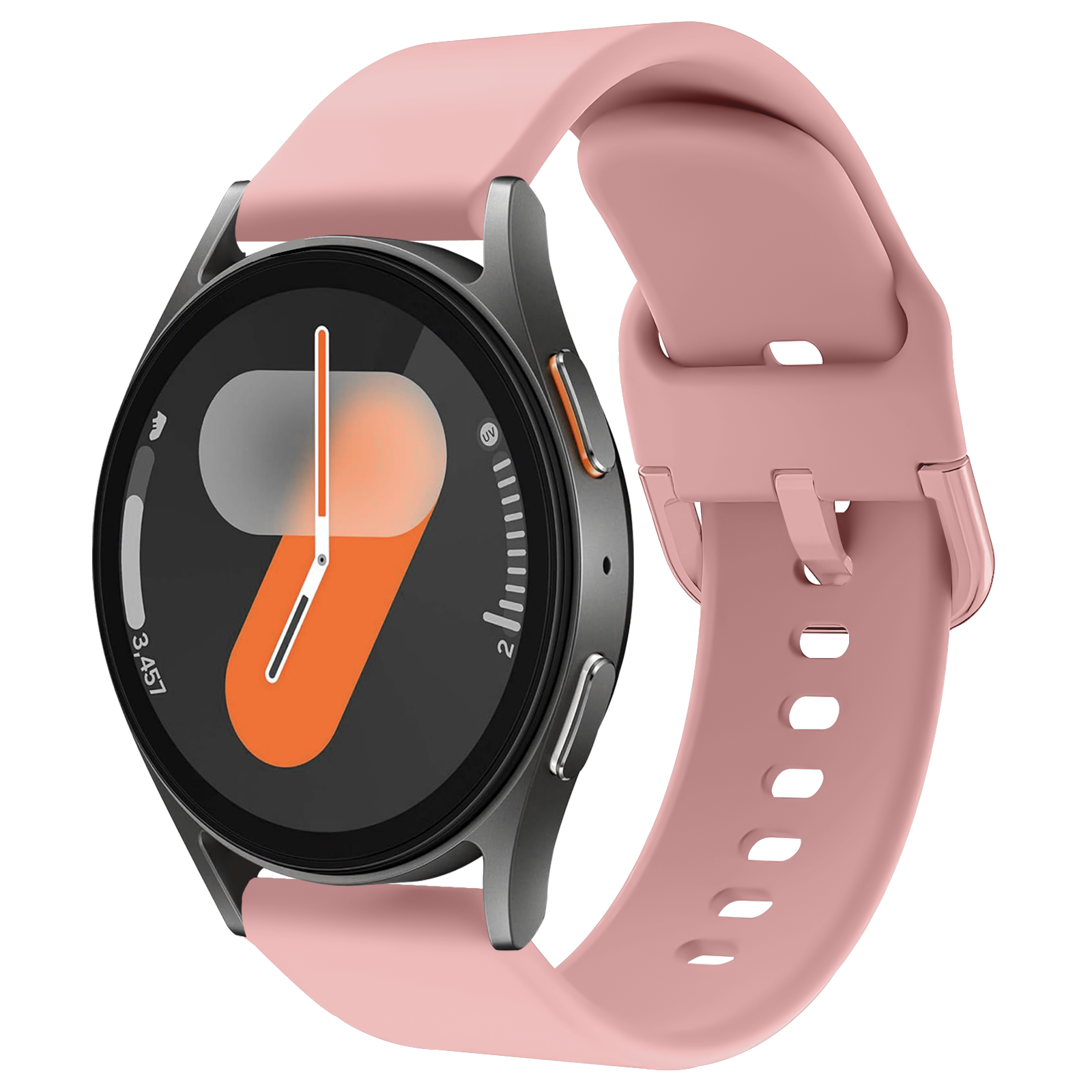 SBG Universeel Smartwatch / Horloge Bandje - Siliconen - 20MM - Licht Roze afbeelding 1