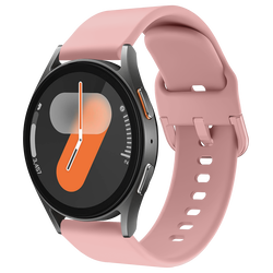 SBG Universeel Smartwatch / Horloge Bandje - Siliconen - 20MM - Licht Roze afbeelding