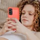Samsung Galaxy A56 Hoesje Geborsteld TPU Flexibele Back Cover Rood afbeelding 7