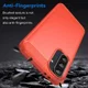 Samsung Galaxy A56 Hoesje Geborsteld TPU Flexibele Back Cover Rood afbeelding 2