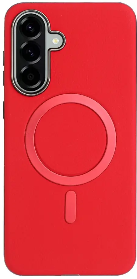 Samsung Galaxy A56 Hoesje met Magsafe TPU Back Cover Rood afbeelding 1