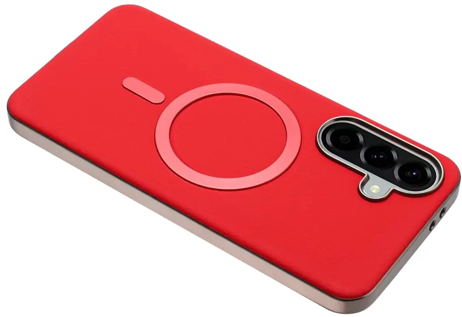 Samsung Galaxy A56 Hoesje met Magsafe TPU Back Cover Rood afbeelding 3