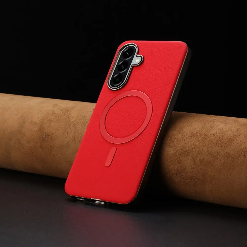 Samsung Galaxy A56 Hoesje met Magsafe TPU Back Cover Rood afbeelding 6
