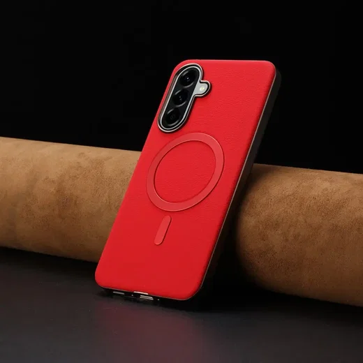 Samsung Galaxy A56 Hoesje met Magsafe TPU Back Cover Rood afbeelding 6