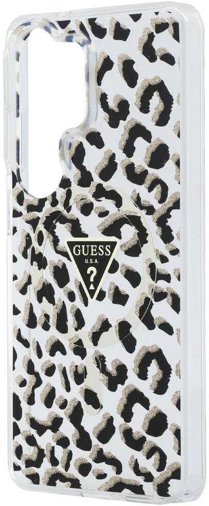 Guess 4G Triangle Logo Samsung Galaxy S26 Ultra Hoesje MagSafe Panter Zwart afbeelding 6