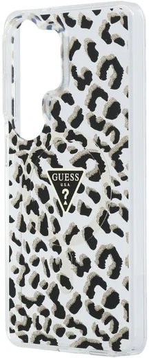 Guess 4G Triangle Logo Samsung Galaxy S26 Ultra Hoesje MagSafe Panter Zwart afbeelding 6