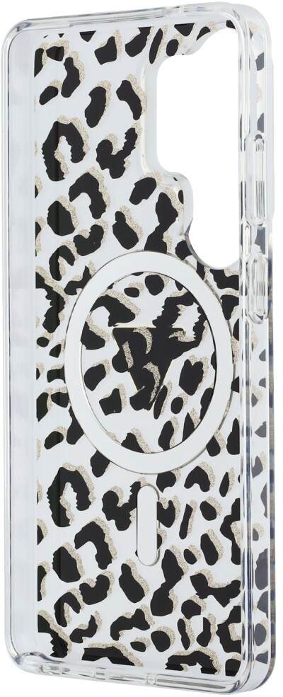 Guess 4G Triangle Logo Samsung Galaxy S26 Ultra Hoesje MagSafe Panter Zwart afbeelding 7