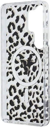 Guess 4G Triangle Logo Samsung Galaxy S26 Ultra Hoesje MagSafe Panter Zwart afbeelding 7