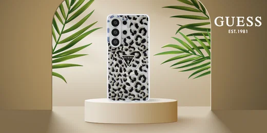 Guess 4G Triangle Logo Samsung Galaxy S26 Ultra Hoesje MagSafe Panter Zwart afbeelding 9