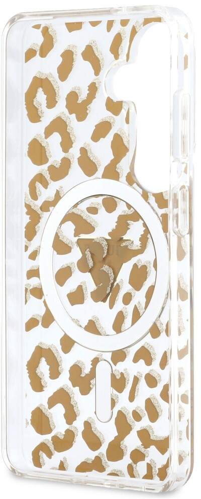 Guess 4G Triangle Logo Samsung Galaxy S26 Hoesje MagSafe Panter Bruin afbeelding 7