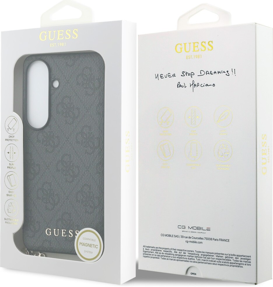 Guess 4G Classic Logo Samsung Galaxy S26 Hoesje MagSafe Zwart afbeelding 7