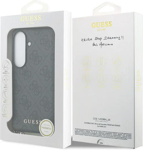 Guess 4G Classic Logo Samsung Galaxy S26 Hoesje MagSafe Zwart afbeelding 7