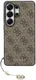 Guess 4G Classic Logo Samsung Galaxy S26 Ultra Hoesje MagSafe Bruin