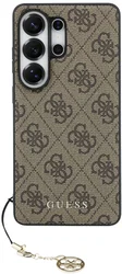 Guess 4G Classic Logo Samsung Galaxy S26 Ultra Hoesje MagSafe Bruin afbeelding