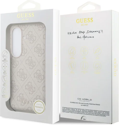 Guess 4G Classic Logo Samsung Galaxy S26 Hoesje MagSafe Roze afbeelding 7