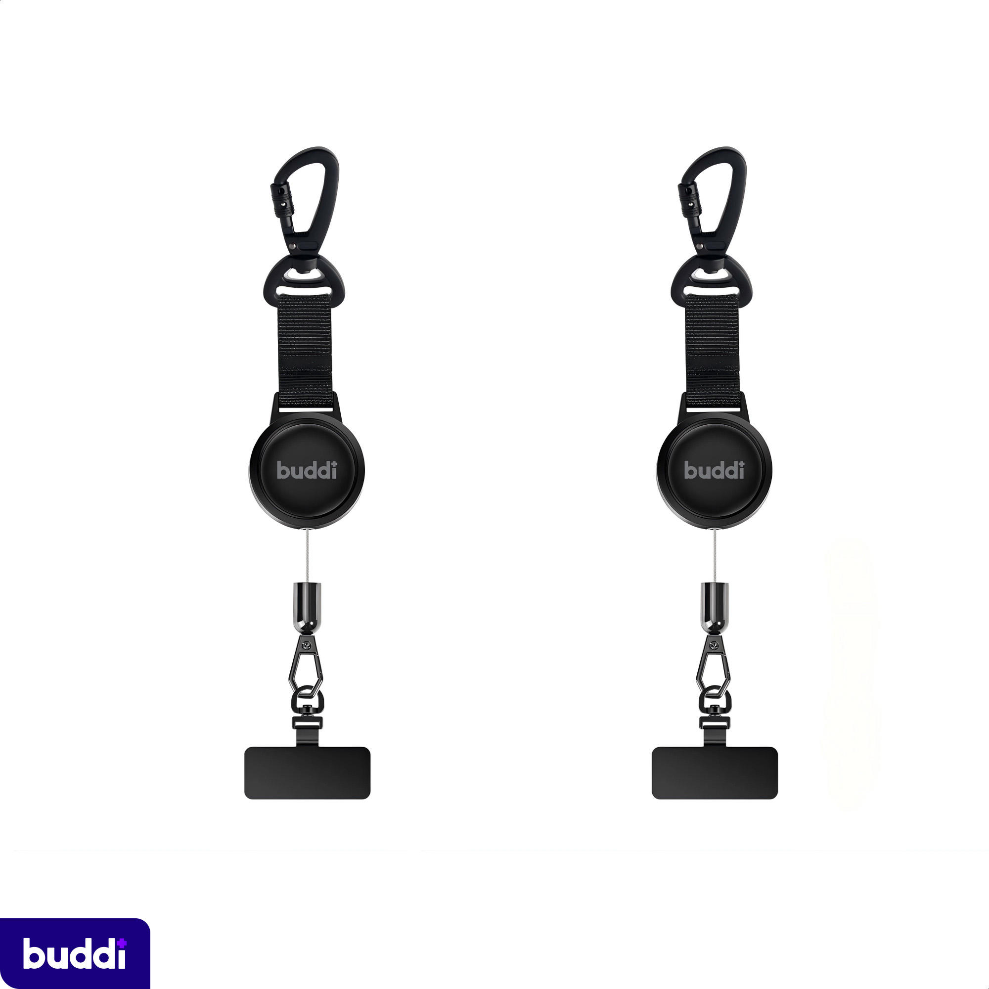 Buddi Secure Telefoonkoord voor Wintersport en Anti Diefstal Duo Pack Zwart afbeelding 9