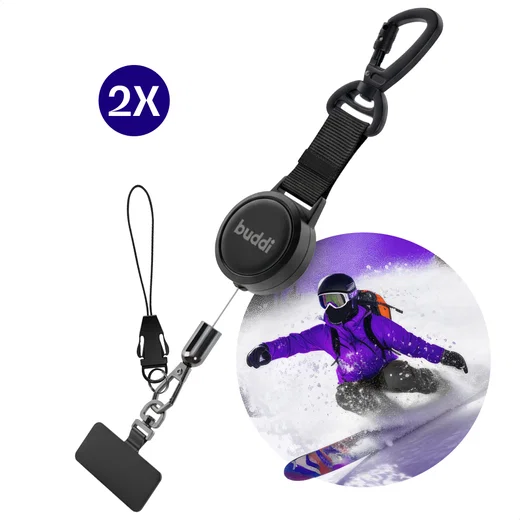 Uitschuifbare Telefoonketting - Sleutelhanger Met