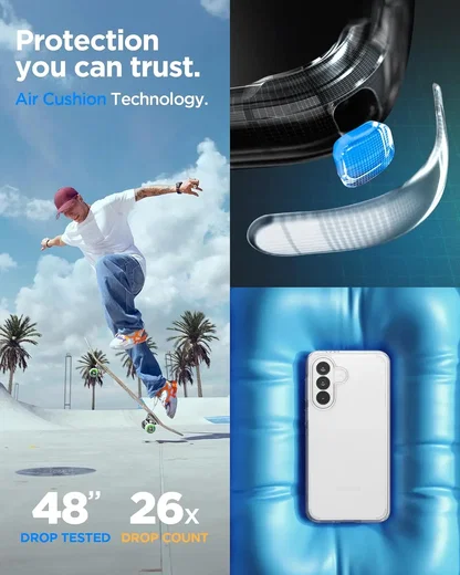 Spigen Ultra Hybrid Samsung Galaxy A37 Hoesje Back Cover Transparant afbeelding 4