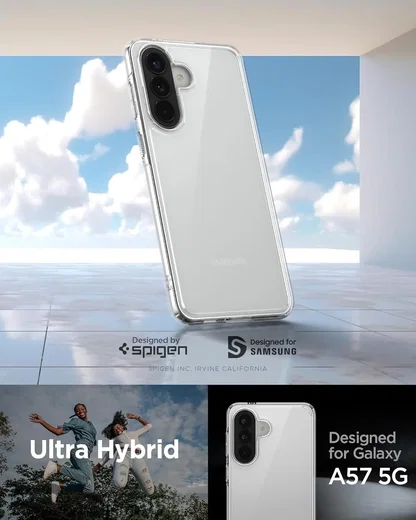 Spigen Ultra Hybrid Samsung Galaxy A57 Hoesje Back Cover Transparant afbeelding 2