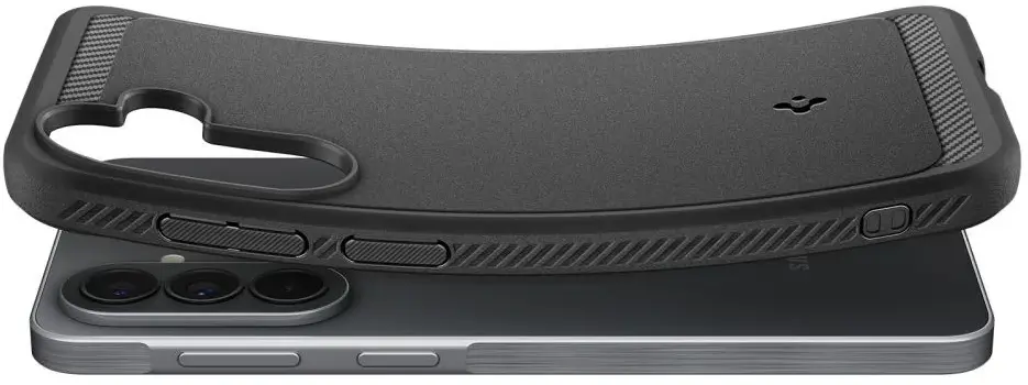 Spigen Rugged Armor Samsung Galaxy A57 Hoesje Back Cover Matte Zwart afbeelding 11