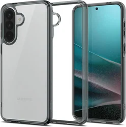 Spigen Ultra Hybrid Samsung Galaxy A57 Hoesje Back Cover Grijs Transparant afbeelding