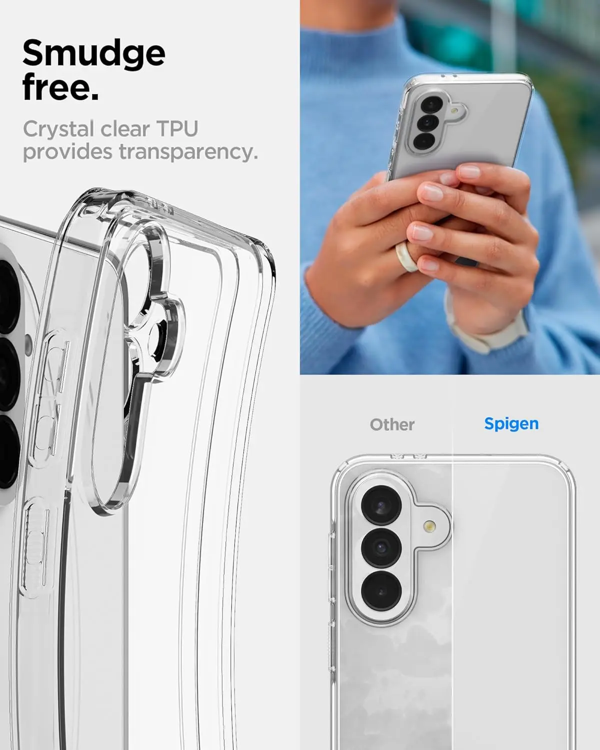 Spigen Liquid Crystal Samsung Galaxy A37 Hoesje Back Cover Transparant afbeelding 5