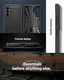 Spigen Rugged Armor Samsung Galaxy A37 Hoesje Back Cover Matte Zwart afbeelding 6