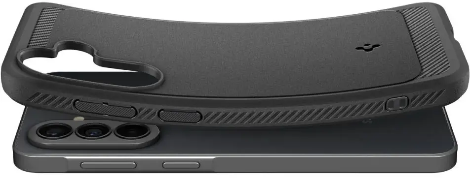 Spigen Rugged Armor Samsung Galaxy A37 Hoesje Back Cover Matte Zwart afbeelding 10