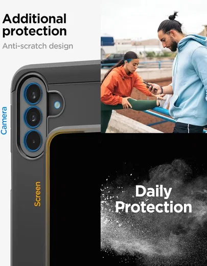 Spigen Tough Armor Samsung Galaxy A37 Hoesje Back Cover Zwart afbeelding 6