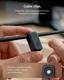 Spigen Universele Magnetische Kabel Houder voor Kabel Management Bureau Zwart afbeelding 4