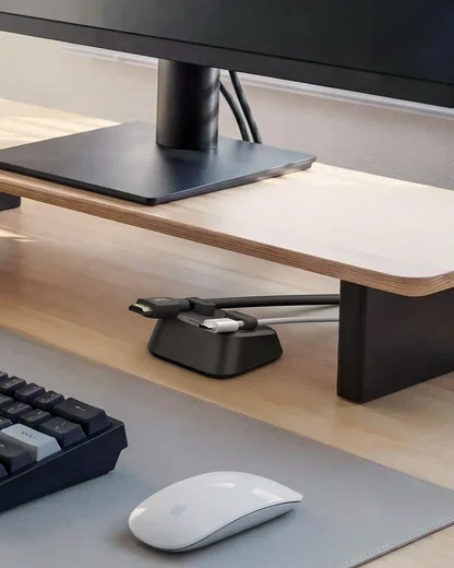Spigen Universele Magnetische Kabel Houder voor Kabel Management Bureau Zwart afbeelding 8