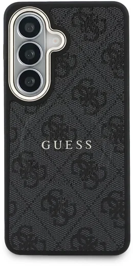 Guess 4G Embossed Ring Samsung Galaxy S26 Hoesje MagSafe Zwart afbeelding 3