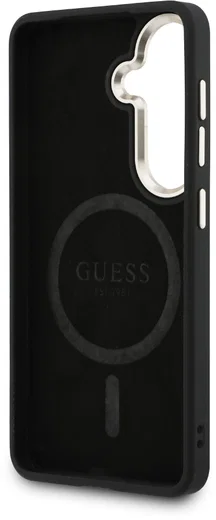 Guess 4G Embossed Ring Samsung Galaxy S26 Hoesje MagSafe Zwart afbeelding 7