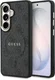 Guess 4G Embossed Ring Samsung Galaxy S26 Hoesje MagSafe Zwart