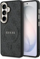 Guess 4G Embossed Ring Samsung Galaxy S26 Hoesje MagSafe Zwart afbeelding