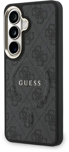 Guess 4G Embossed Ring Samsung Galaxy S26 Hoesje MagSafe Zwart afbeelding 2