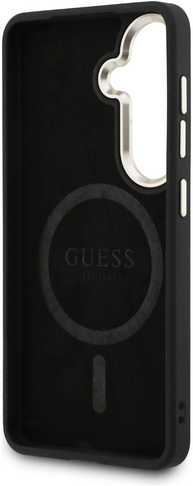 Guess 4G Embossed Ring Samsung Galaxy S26 Plus Hoesje MagSafe Zwart afbeelding 7