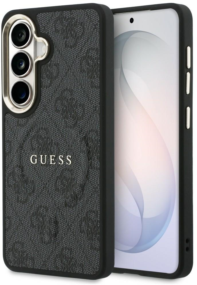 Guess 4G Embossed Ring Samsung Galaxy S26 Plus Hoesje MagSafe Zwart afbeelding 1