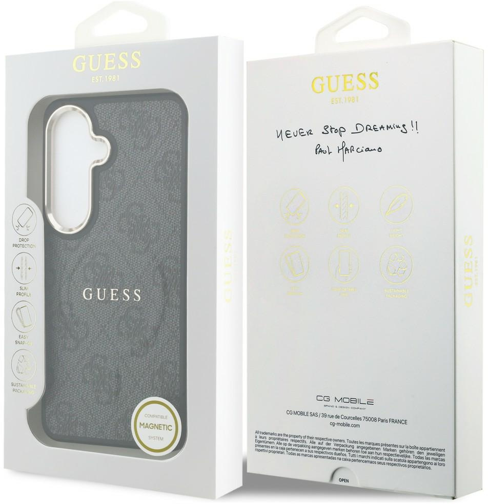 Guess 4G Embossed Ring Samsung Galaxy S26 Plus Hoesje MagSafe Zwart afbeelding 8