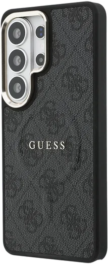 Guess 4G Embossed Ring Samsung Galaxy S26 Ultra Hoesje MagSafe Zwart afbeelding 2