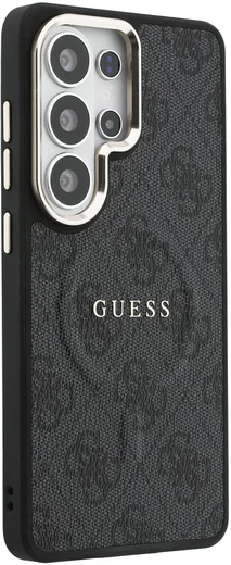 Guess 4G Embossed Ring Samsung Galaxy S26 Ultra Hoesje MagSafe Zwart afbeelding 4